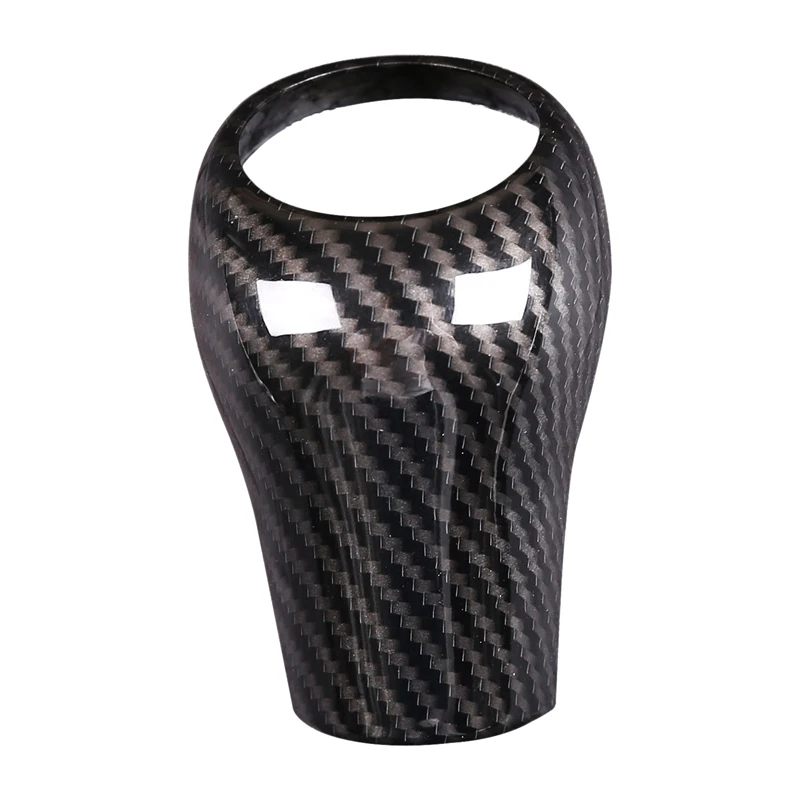 

Car ABS Carbon Fiber Pattern Gear Shift Knob Cover For Mercedes Benz W204 W212 A C E G GLS Class Interior accessories