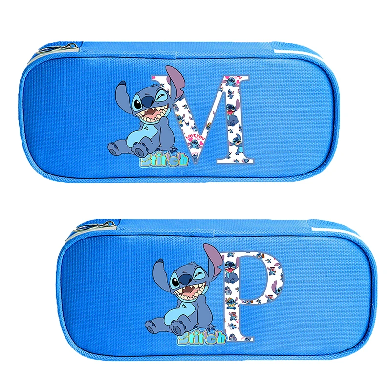 Lilo&Stitch Pencil Case Student Product Kawaii Girl Boy Large Capacity PenCase Bag Cartoon Pencil Box Pouch Stationery Supplies