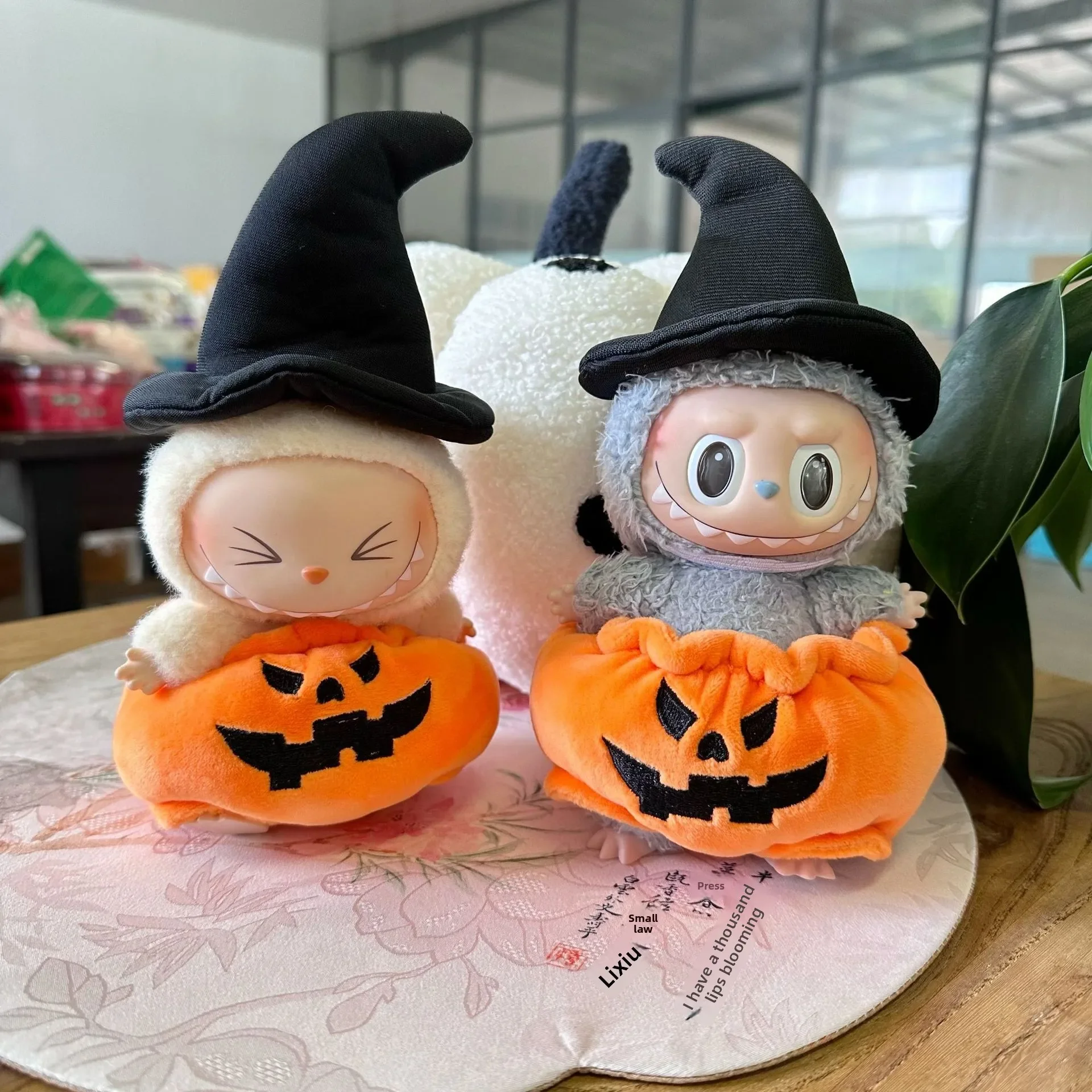 

LABUBU Universal Waistcoat Pendant LABUBU Halloween Pumpkin Set Doll Accessories Does Not Include The Doll Itself Hat