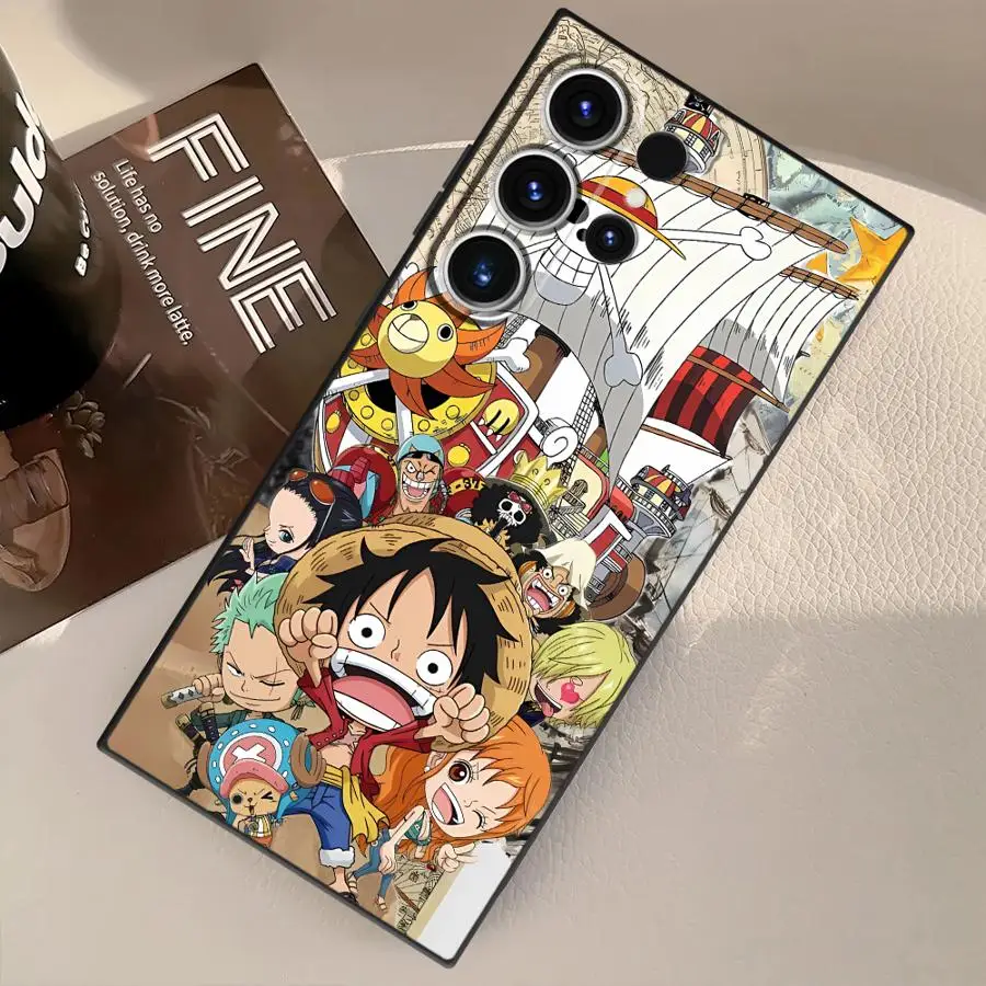 Casing Handphone Soft Back untuk Samsung Galaxy S24 Plus S25+ S9 S20 S21 S24+ S23 FE S22 S25 Ultra Karakter Anime Keren