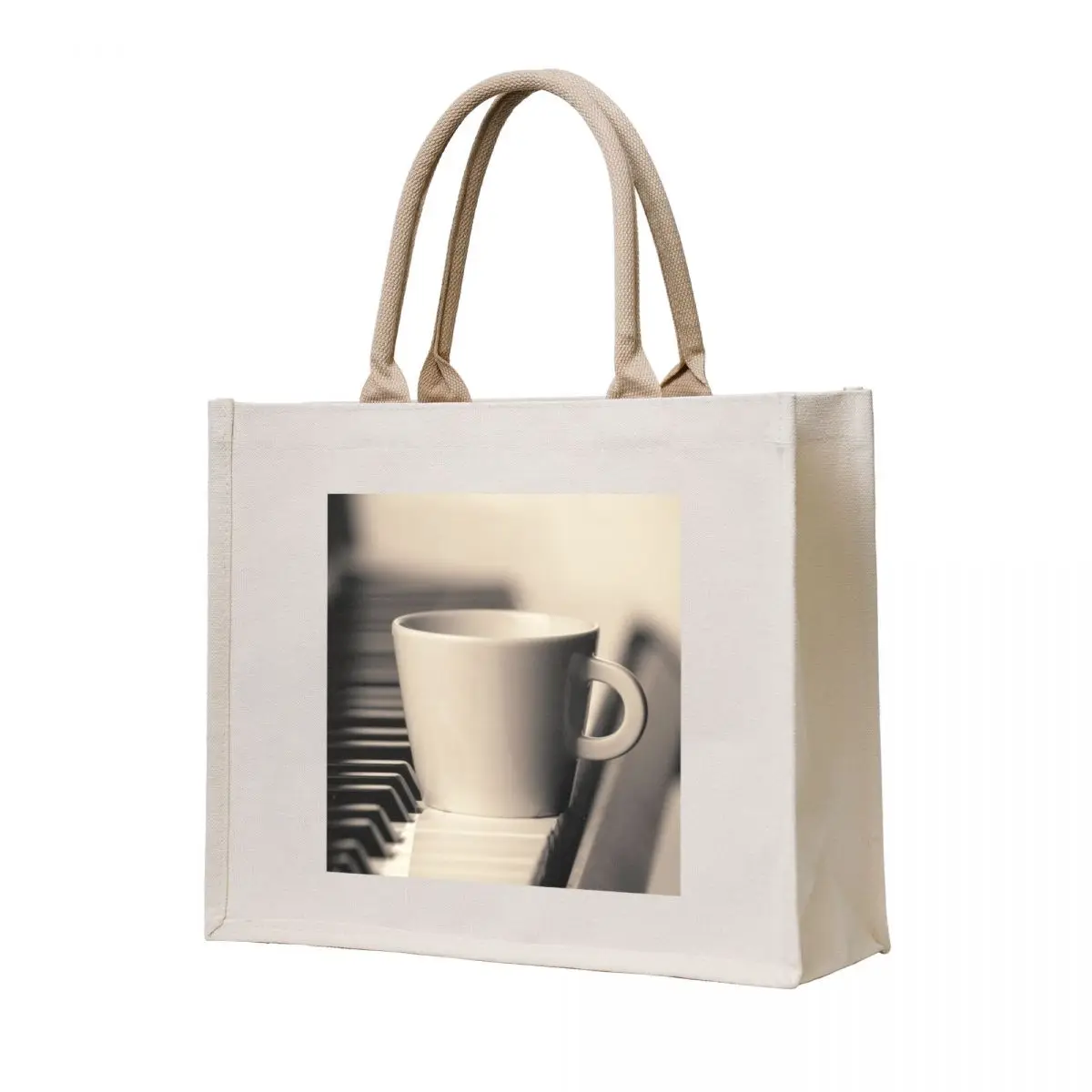 

Piano Coffee Tote Bag custom bags tote bag women shopping bag logo shopping trolley