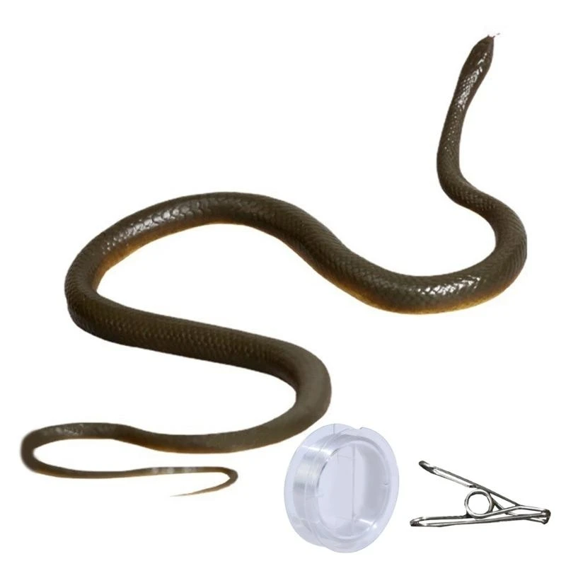 

Y4QA Realistic Snake Prank People Adult Office Party Gadgets Entertainment Toy