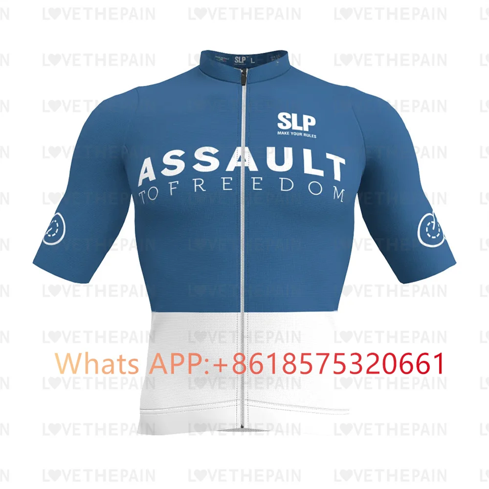 SLOPLINE Men Downhill Jerseys Summer MTB Bike Shirts Offroad cycling Jersey Tops Sportwear SLP Cycling Clothing Bike Clothes