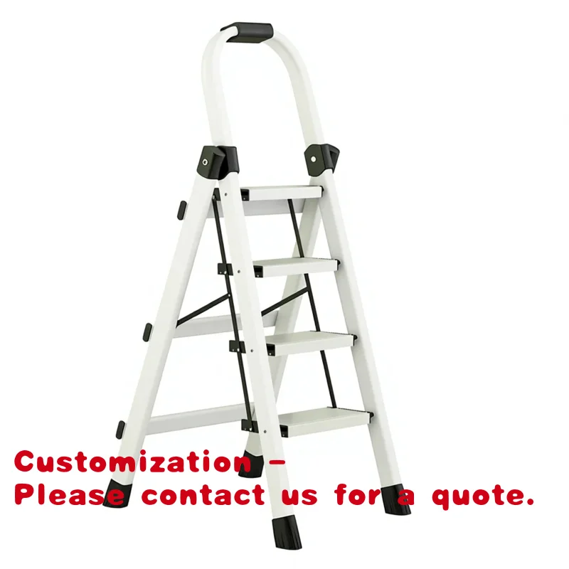 

Складная телескопическая стремянка-трансформер Yufeng Style из утолщенного алюминиевого сплава для помещений, 3/4/5/6 ступеней