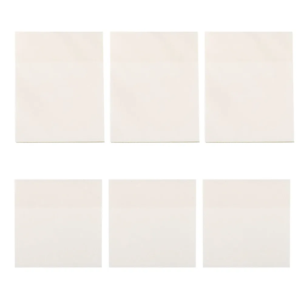 

6 шт. прозрачных самоклеящихся блокнотов для заметок, съемных, для книг, файлов, выделения текста, прозрачных заметок, блокнотов для записей