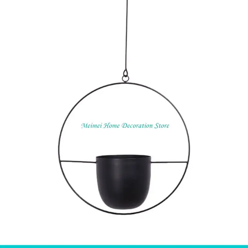 

H7BF Специальный современный держатель для растений Подвесная ваза для цветов, добавляющая современный акцент