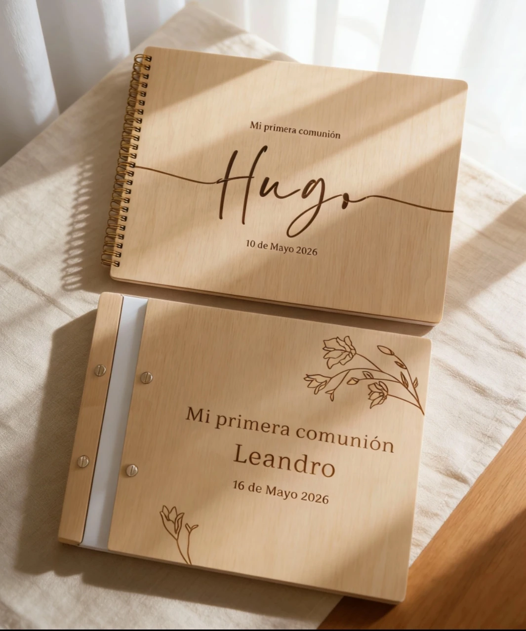 Custom Photo Book - Buku Kenangan Hari Komuni yang Dipersonalisasi,