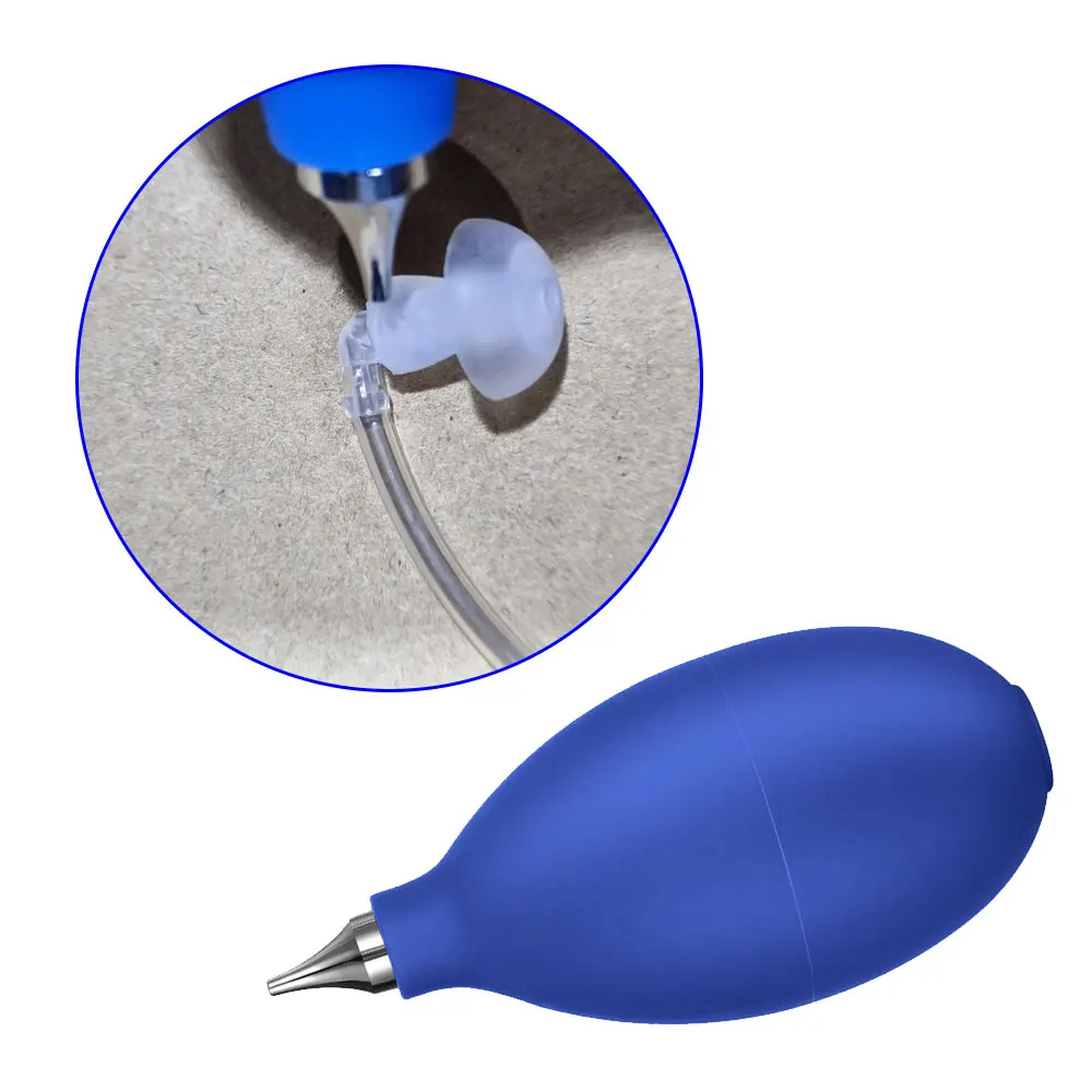 Mini Squeeze Duster Rubber Bulb Pump Air Blower Air Puffer for Hearing Aid Earmold Camera Lens Watch Keyboard