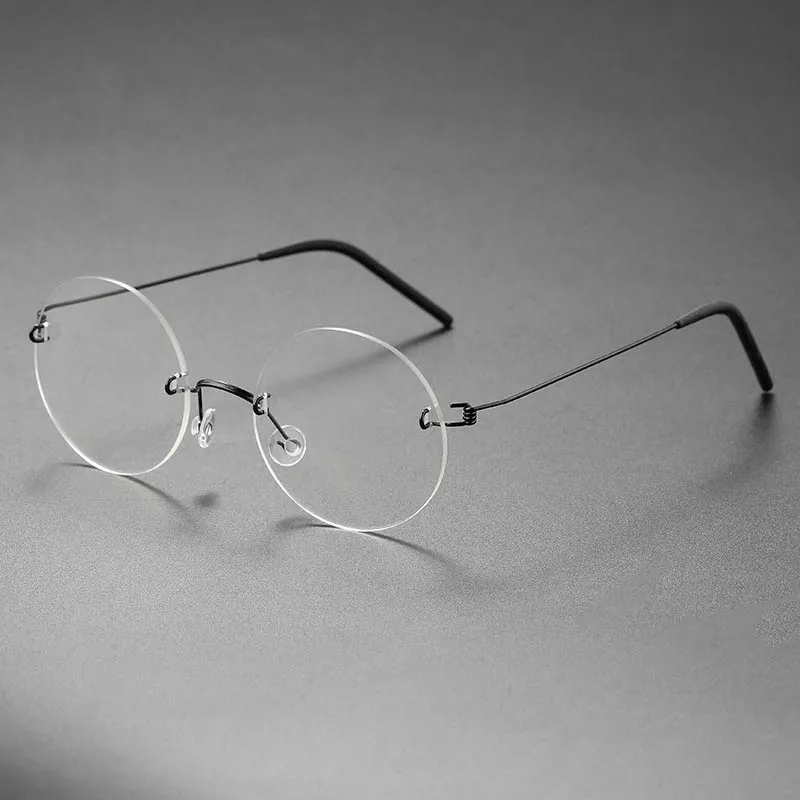 Ultra Light Titanium Frameless Glasses Small Anti-blue Light Computer Eyewear Unisex Eyeglasses Frame Glasses Frameless Eyewear