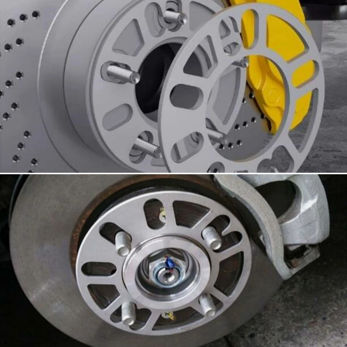 

Universal Aluminum Car Wheel Spacer Shims Plate 10mm 4 Lug 5 Lug Fit 4x100 4x108 4x110 4x112 4x114.3 5x100 5x110 5x115 5x120