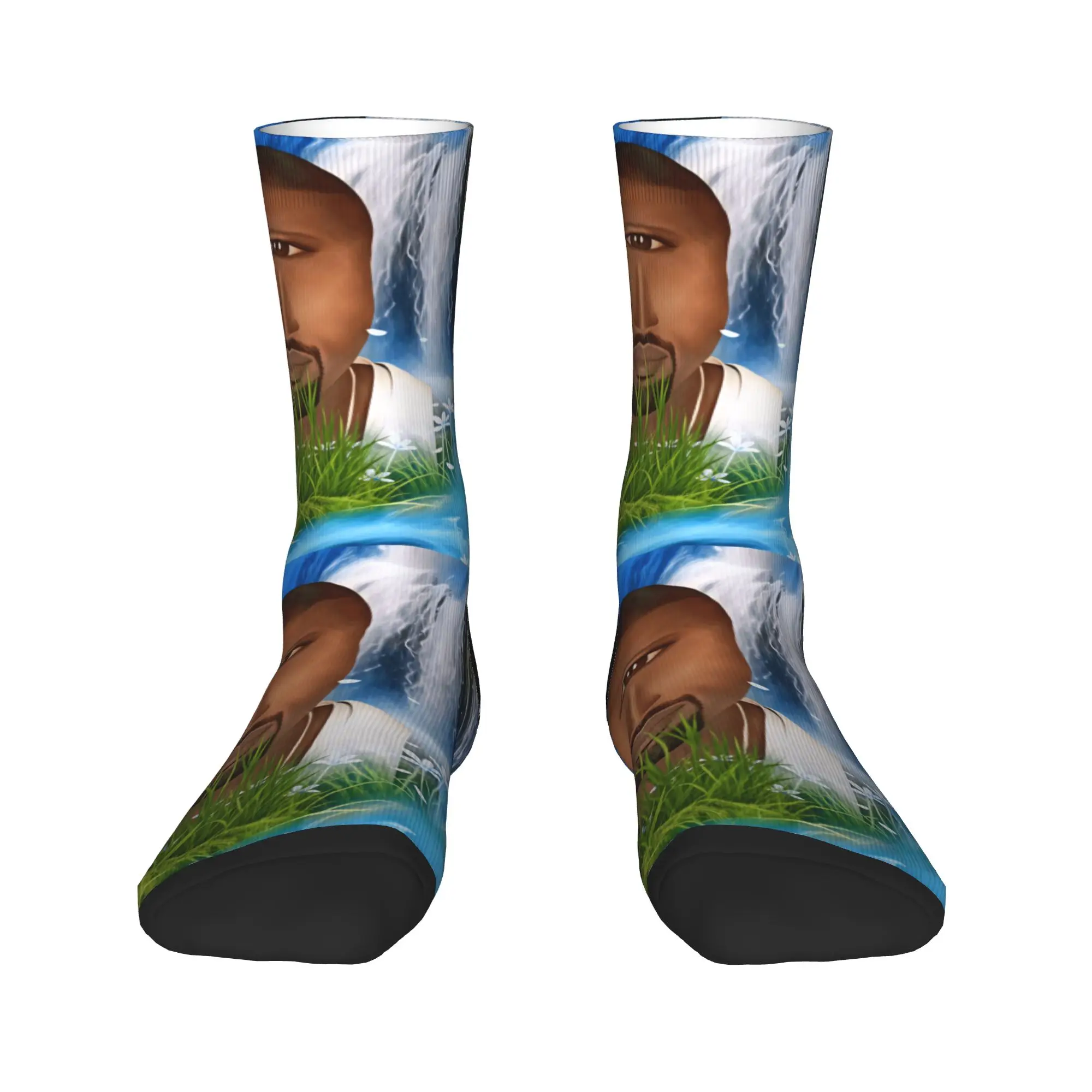 Kanye West Meme Socks  Design Stockings Anti Skid Men Socks High Quality Winter Elegant Running Socks