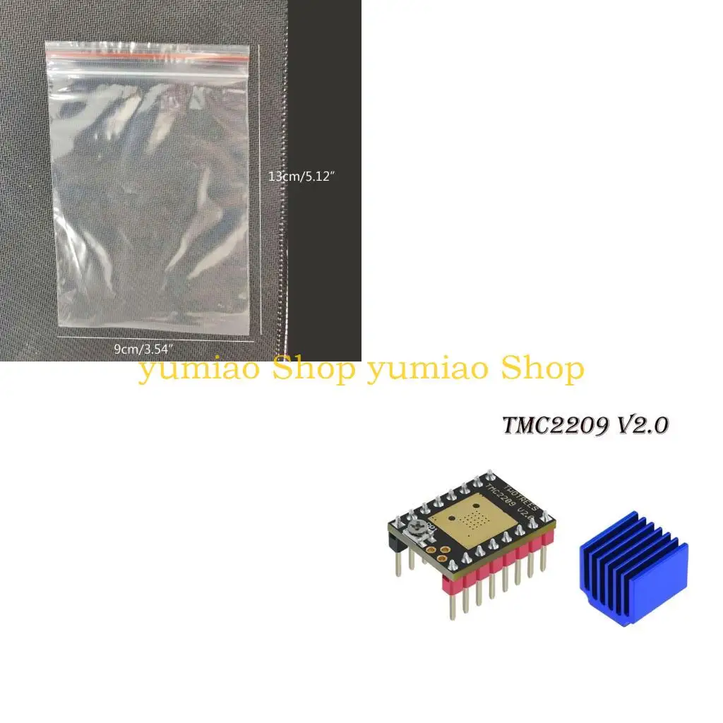 

587b TMC2209 v2.0 Становидный драйвер с шагом для -принтера с радиаторами