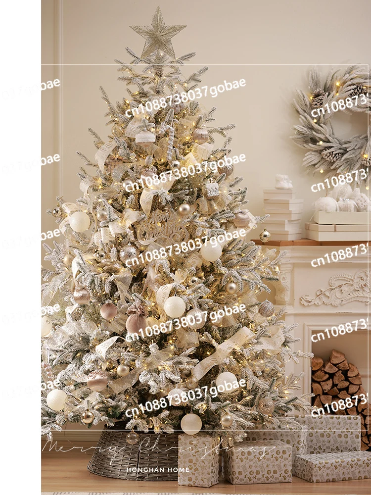 Christmas Tree 2024 New Christmas Decoration Upgraded Ins Internet Celebrity Villa Shopping Mall Home Christmas Tree Encryption