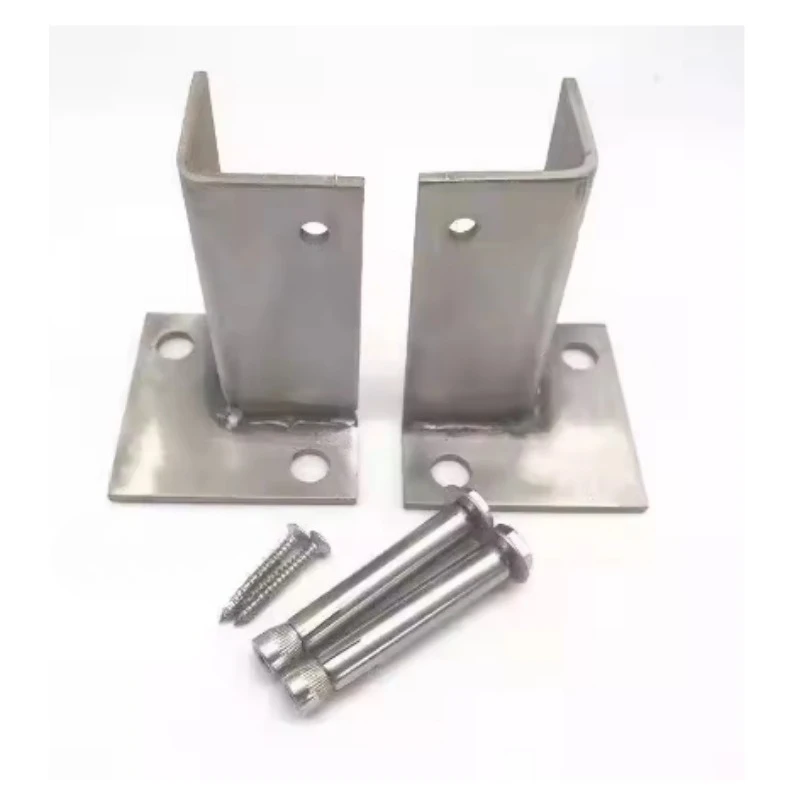 2Pcs Galvanized SUS304 Universal Post Base Bolt-Down Brackets Anchor