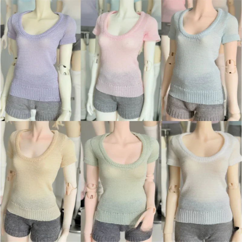 

New Arrival BJD Doll Clothes For 1/4 1/6 Doll Accessories Sweet Shirt Shorts Set Doll Dress Up Gift Diy Clothes(No Doll)