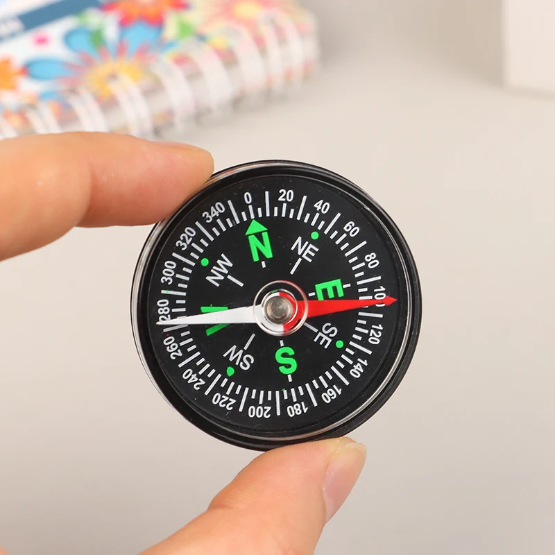 35/40MM Handheld Compass ABS Camping Pocket Compass Portable Navigation Climbing Riding Children Gift Outdoor Survival Gear