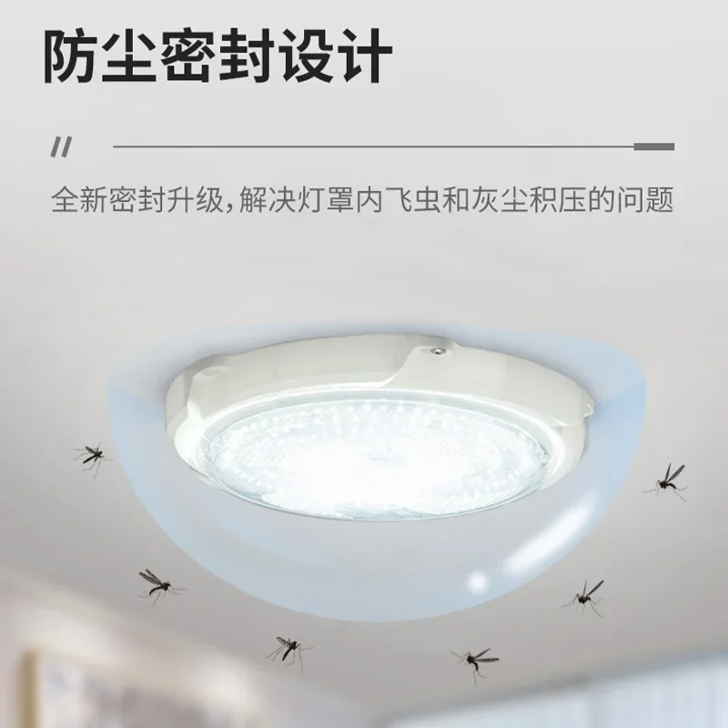 Solar Light Ceiling Light Outdoor Separate Panel IP66 Waterproof Ceiling Lamp Indoor Aisle Balcony Bedroom Solar Sensor Light