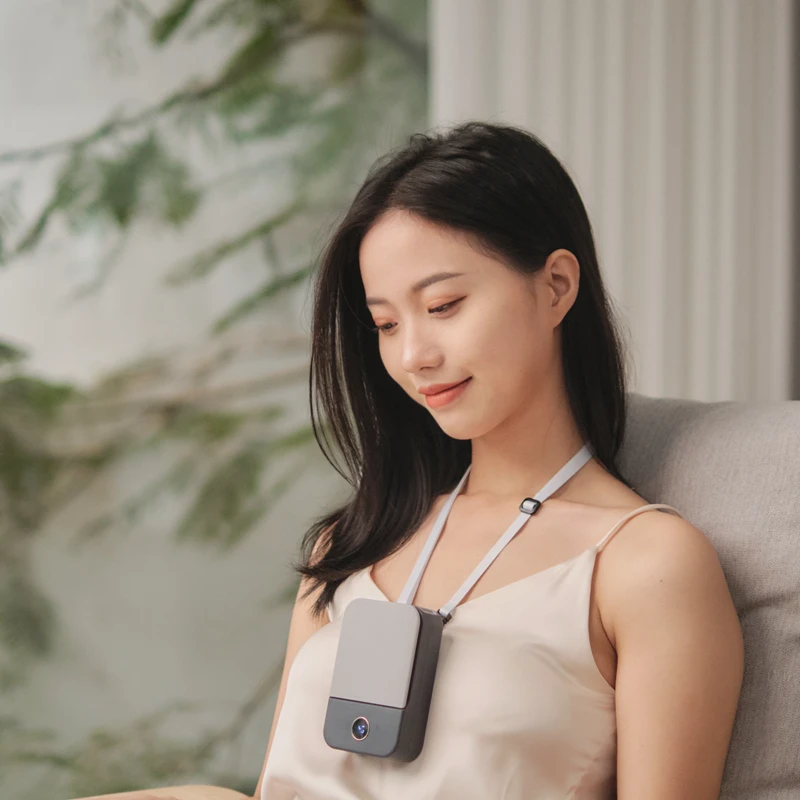 Шейный вентилятор, портативный безлопастной вентилятор — перезаряжаемый через USB, регулируемая вешалка, супер тихий для улицы, путешествий, занятий спортом