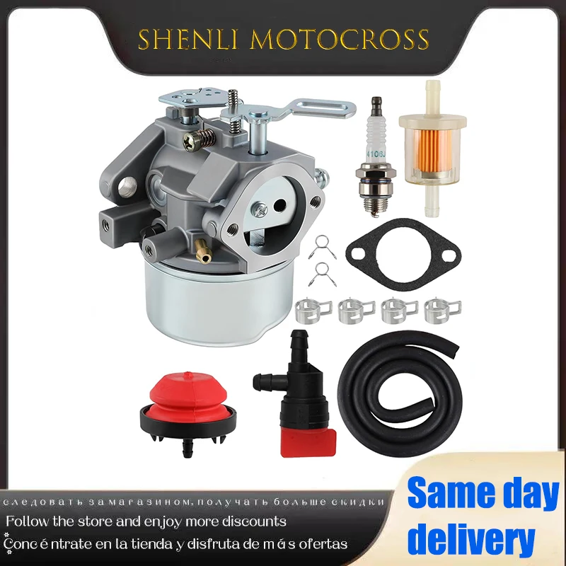 640052   Vergaser-Set, Ersatz-Vergaser, Aluminiumlegierung, Ölrohr für 8 PS, 9 PS, 10 PS für MTD