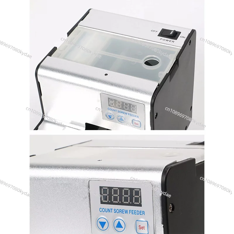 Automatic Screw Counter With Storage Hopper Silo Industrial Hardware Fastener Quantitative Counting Equipment
