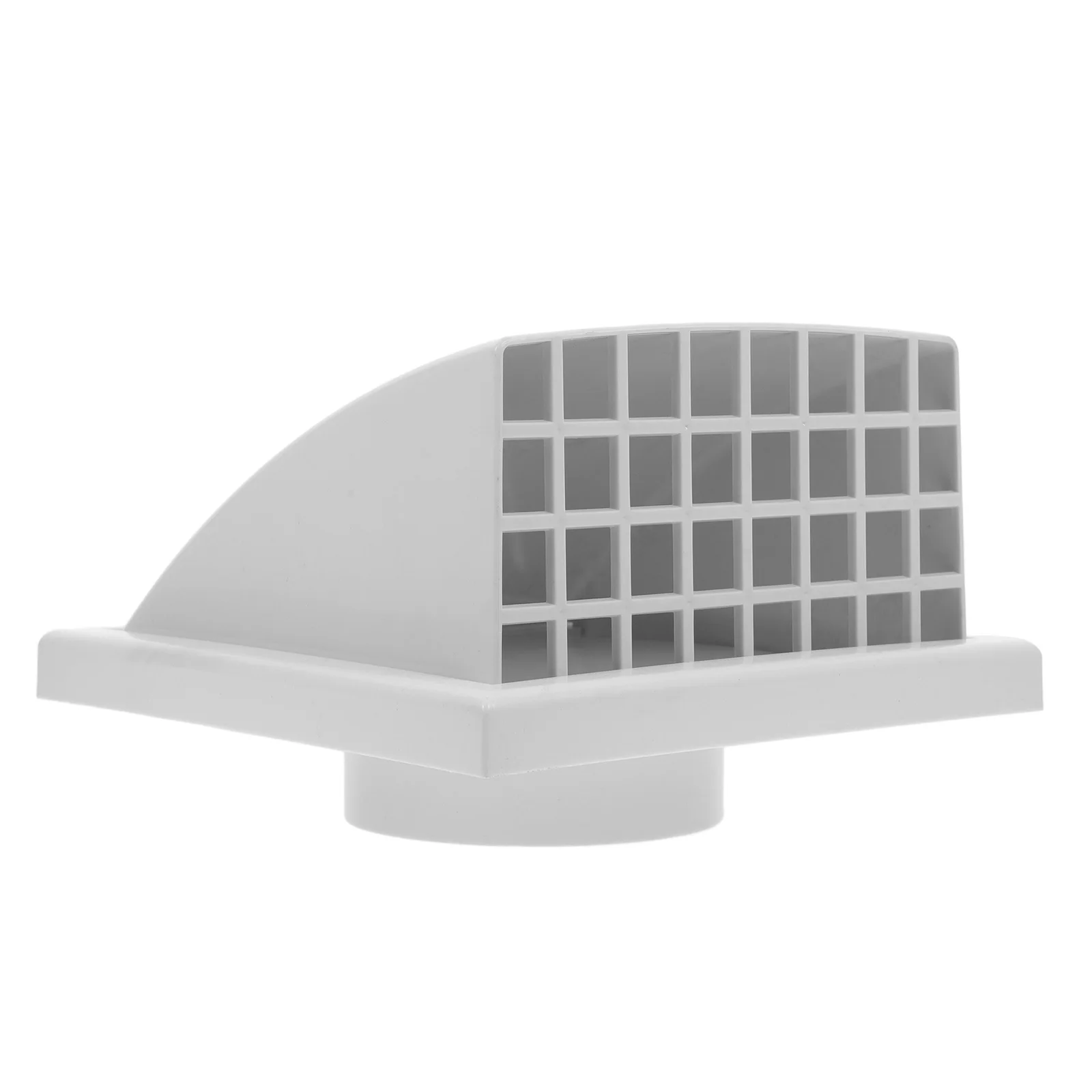 جدار غطاء فتحة التهوية البلاستيك مائل تنفيس منحرف للمطبخ الحمام الخارجي غطاء مجاري الهواء المطر يندبروف هود مدخنة العادم #4