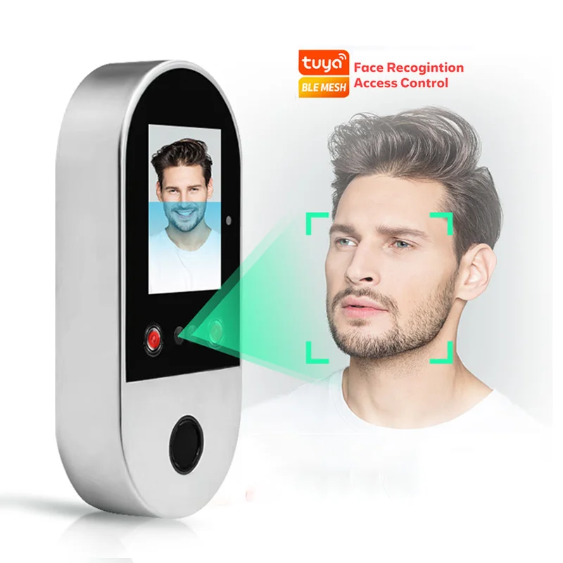 001 Tediton New Attendance Machine Tuya Smart APP Reader Face Recognition Access Control