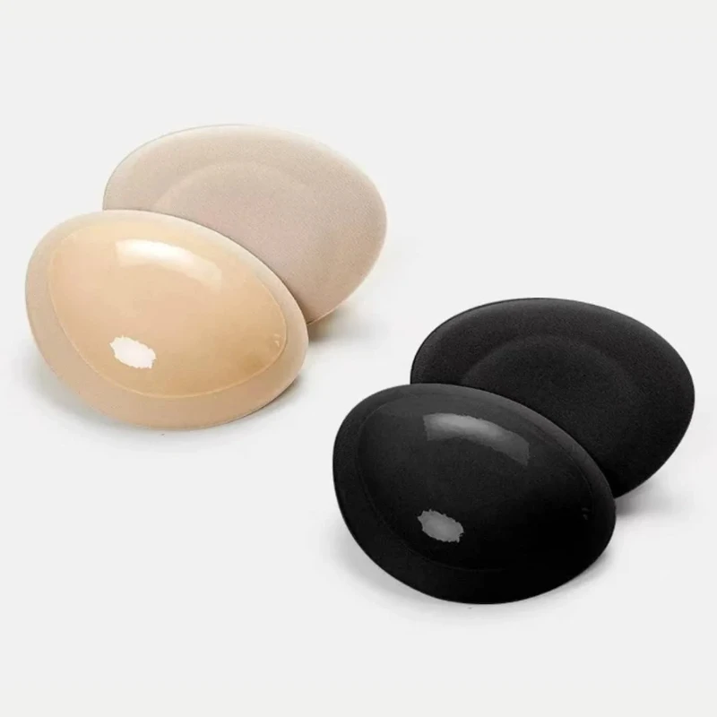 Almohadillas autoadhesivas para sujetador, pegatinas invisibles y gruesas para realzar el busto, para trajes de baño y vestidos, cómodas, reutilizables y amigables con la piel.