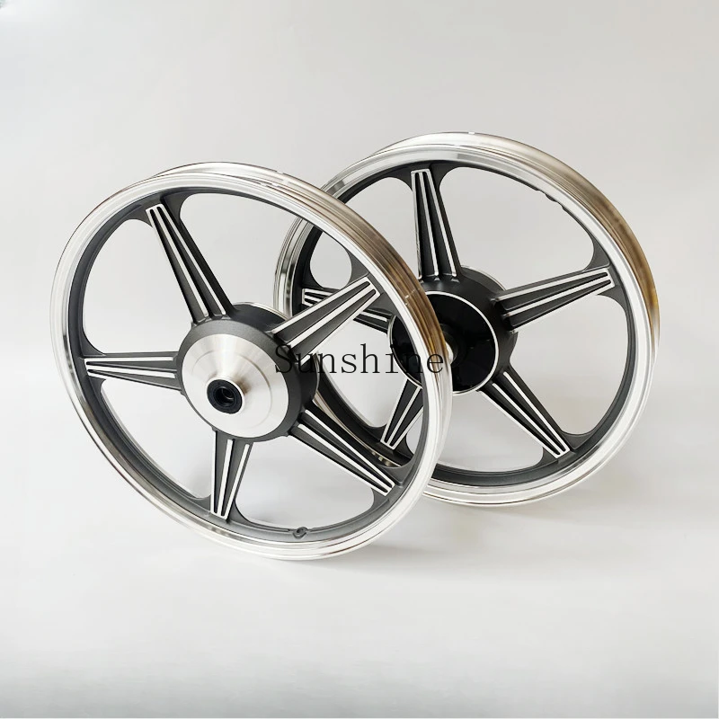 Applicable to QJ125-F/6B QJ150-5C/18A front and rear wheels, steel and aluminum rings, motorcycle accessories