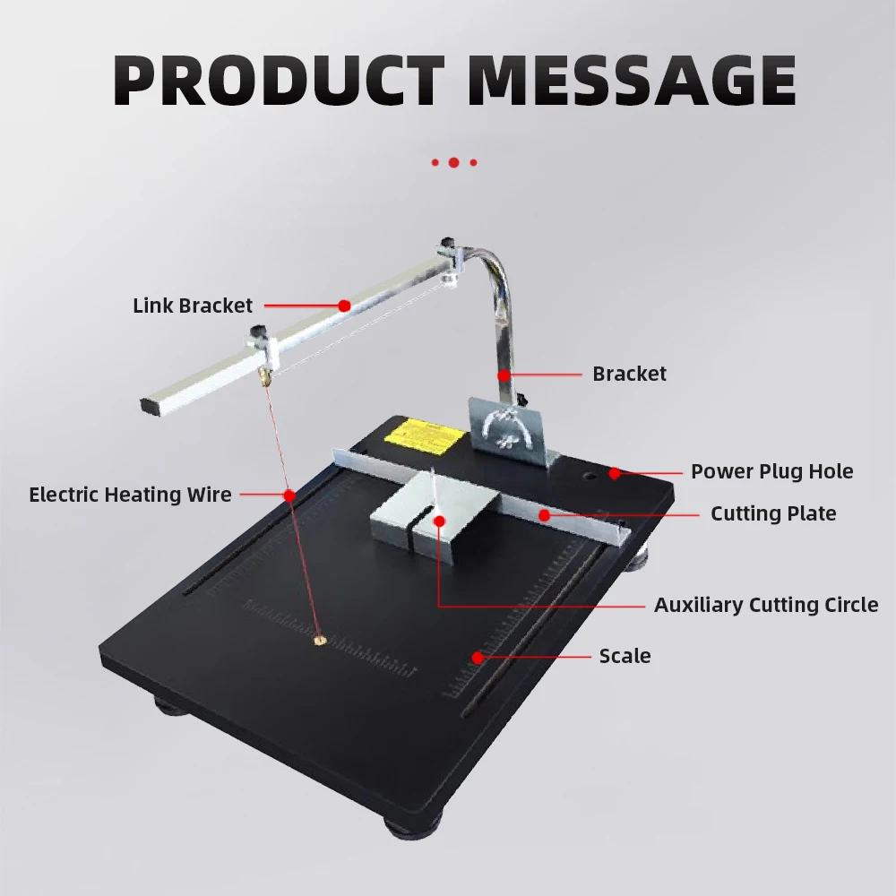 Electric Wire KT Board Pearl Cotton Hot Cutting Knife Plastic Board Sponge EPS Hot Cutting Machine Foam Electric Cutting Machine