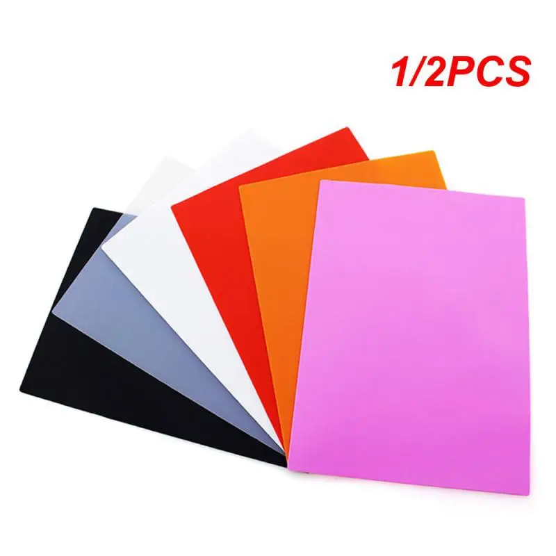 1/2PCS UxcellBlank Metal Business Card Painted Aluminum Alloy Blanks Card Laser Printing