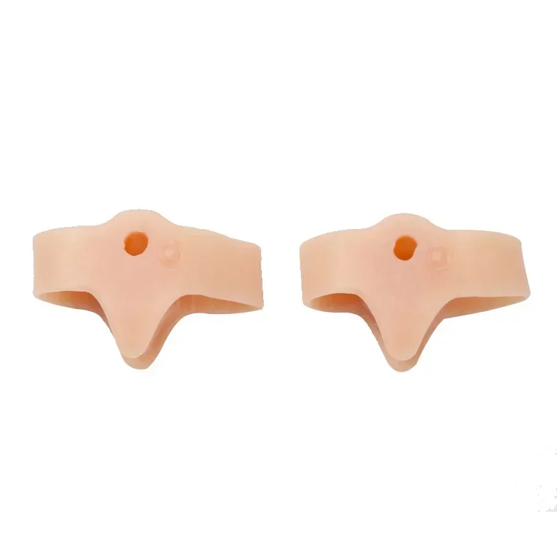 Séparateur de protection, lisseur de doigts, soins du pouce, correcteur d'oignon, outil de réglage du pied, Gel d'orteil en Silicone, Hallux Valgus, 2 pièces