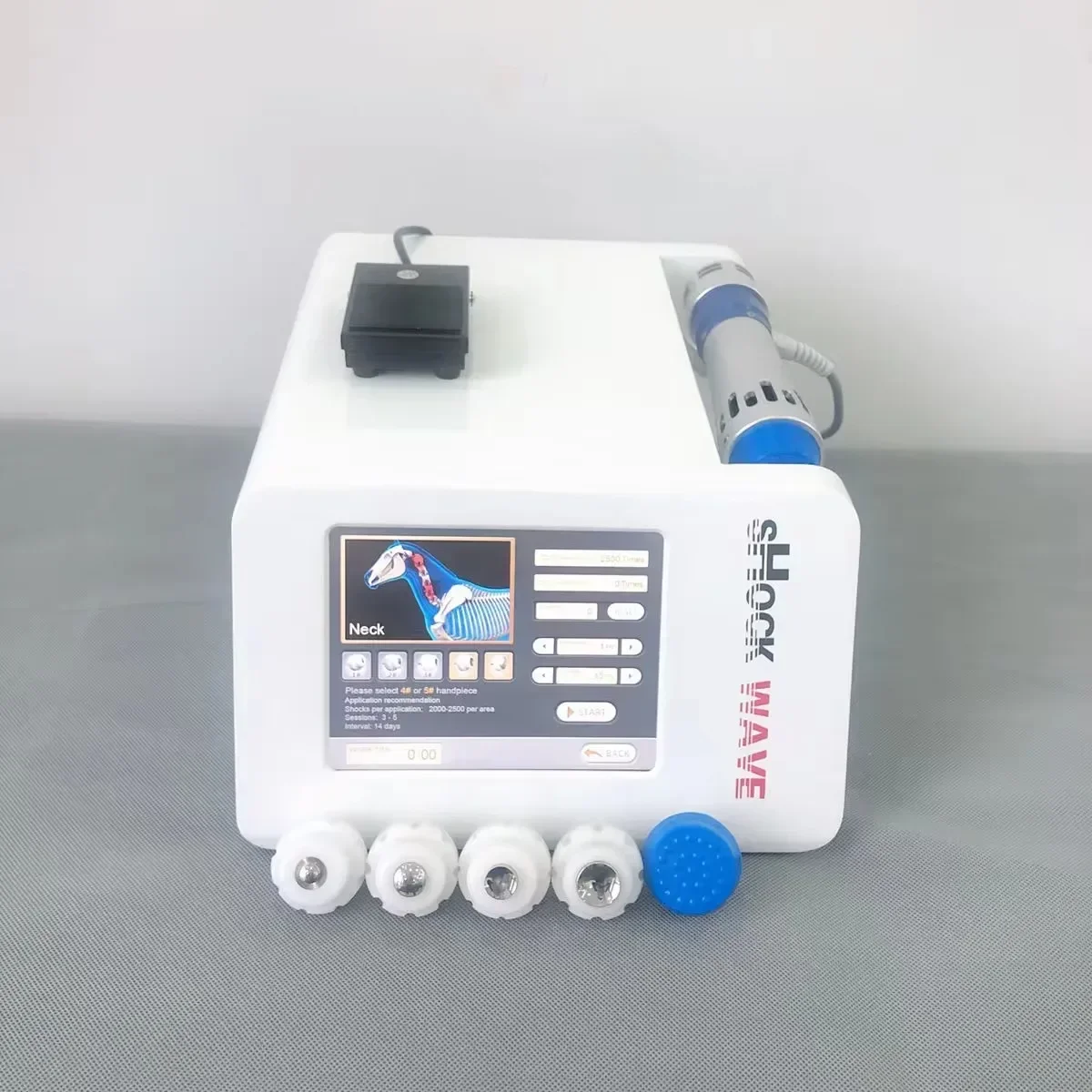 

Portable Veterinary Eswt for Horse Extracorporal Equine Shockwave Therapy Pain Rehabilitation Professional Racecourse Use Machin