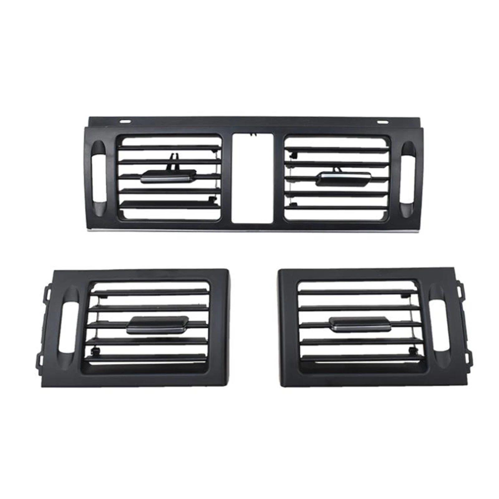 Grille d'aération centrale avant pour Mercedes-Benz Classe C W204 C180 C200, garniture de climatiseur gauche et droite, panneau de sortie, centre de calandre, 2007-2011