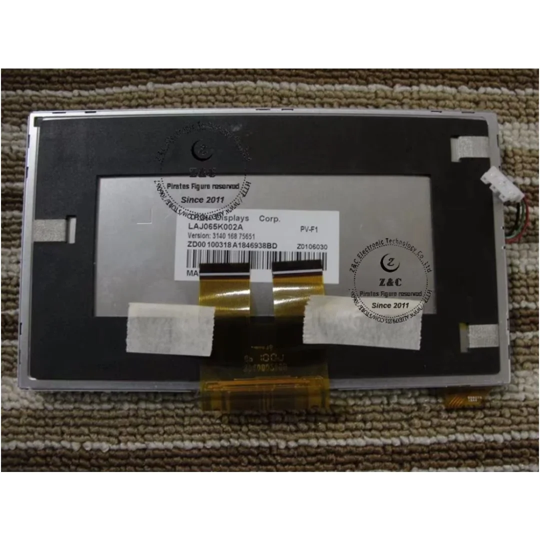 

LAJ065K002A Original A+ Grade 6.5 Inch LCD Display for Car GPS Navigation With Touch panel digitizer for TPO