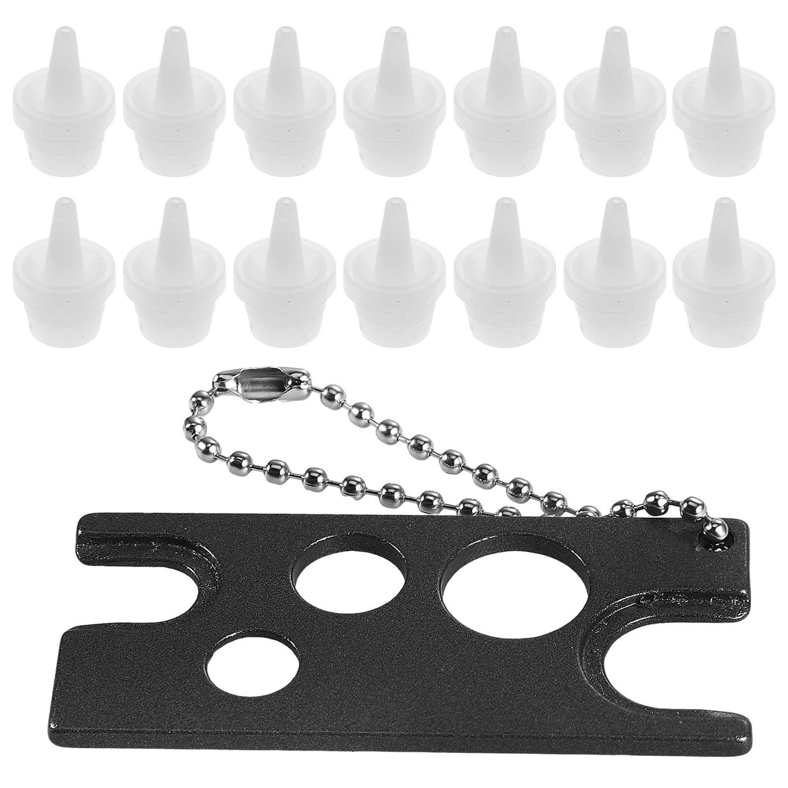 Grafting Tools Eyelash Glue Plug Opener Can Metal Tips Bottle Caps Openers