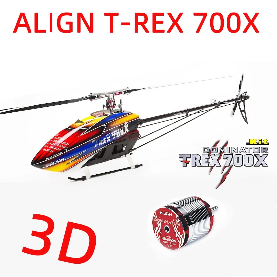 T-REX 700 helikopter RC T-REX 700X zestaw Super Combo 2.4GHz 6CH helikopter RC 3D