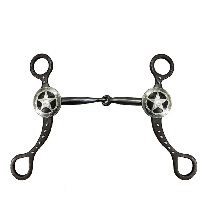 mors-de-cheval-western-bt1144-en-fer-bronze-antique-grave-avec-decorations-en-argent-allemand-equipement-d'equitation-western
