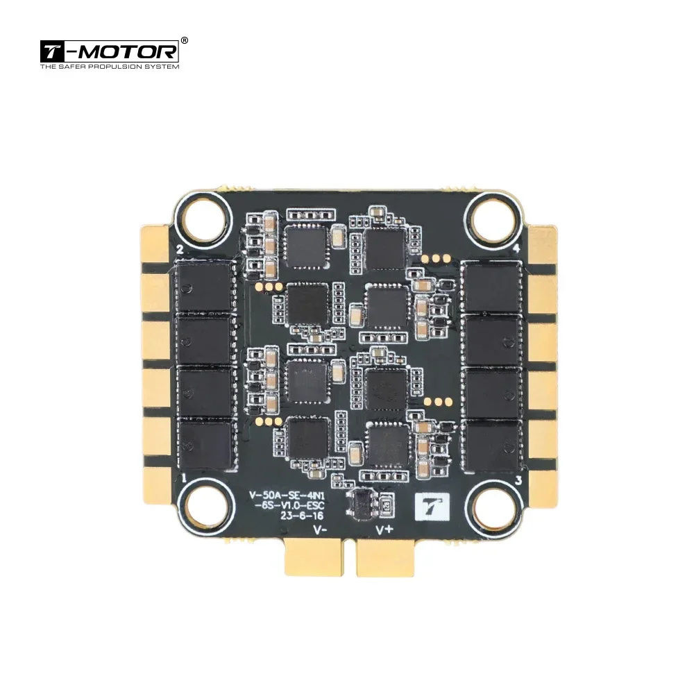 T-MOTOR V50A SE 6S 4IN1 32BIT ESC contrôleur de vitesse électronique Fpv Drone de course moteur FPV Drone avion quadrirotor modèle FPV