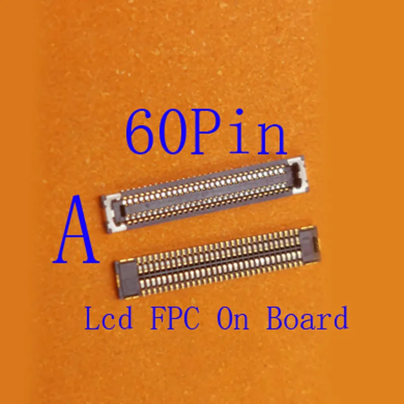 2-50Pcs Lcd Display Flex FPC Connector Plug Inner Battery Contact For Samsung Galaxy T295 T297 Tab A 8.0 2019 SM-T290 60 Pin
