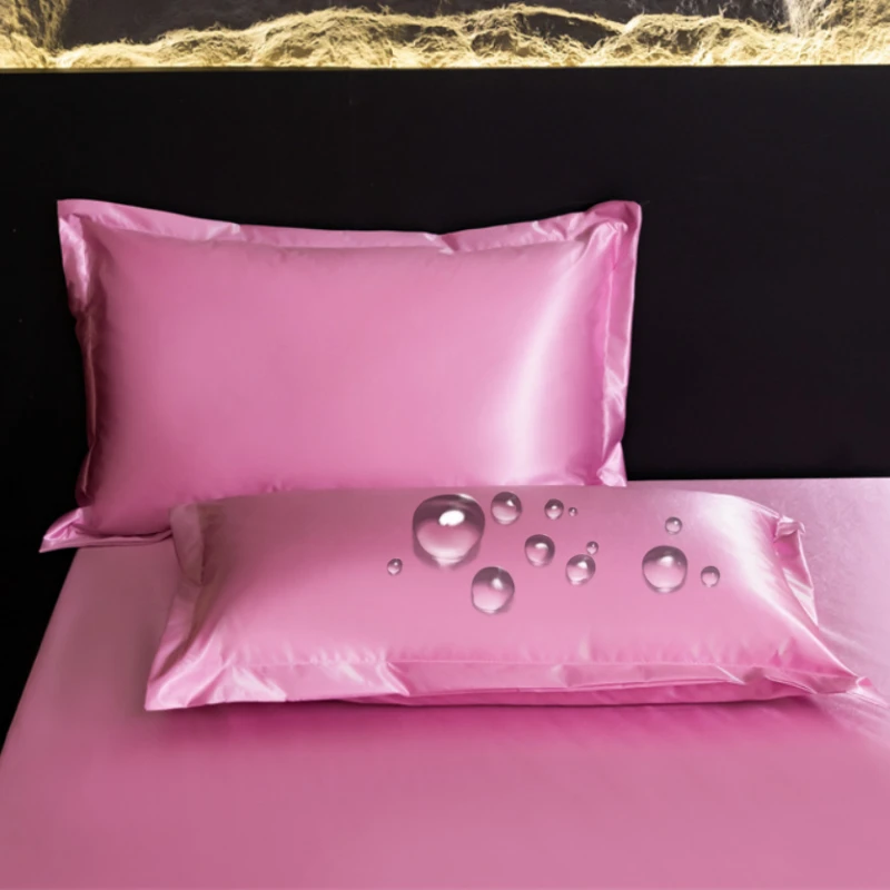 1pc / 2pc Boost Beauty Sleep Waterproof Silky Satin Pillowcases: Cooling, Hair and Skin-Friendly, Easy-Care, Waterproof