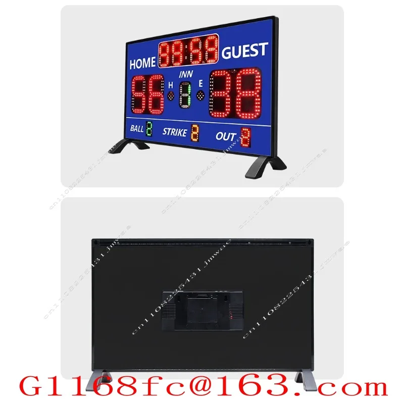 Baseball Game Electronic Scoreboard Charging Scoreboard Support Remote Control LED Timing Scoring