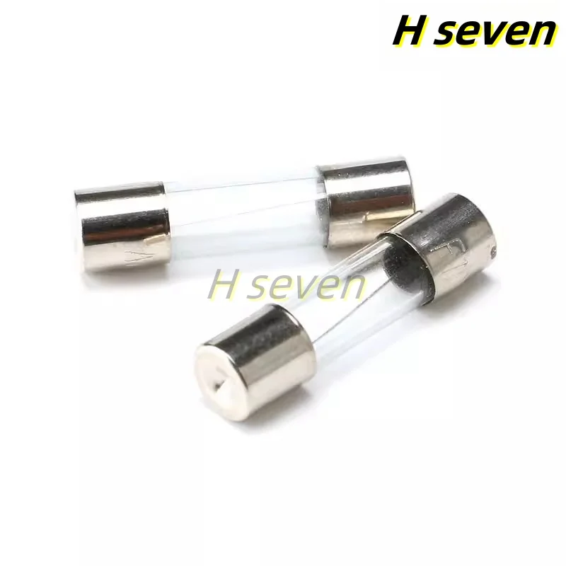 100pcs Glass Tube Fuse 6x30mm 250V 1A 2A 3A 5A 6A 8A 12A 20A 30A