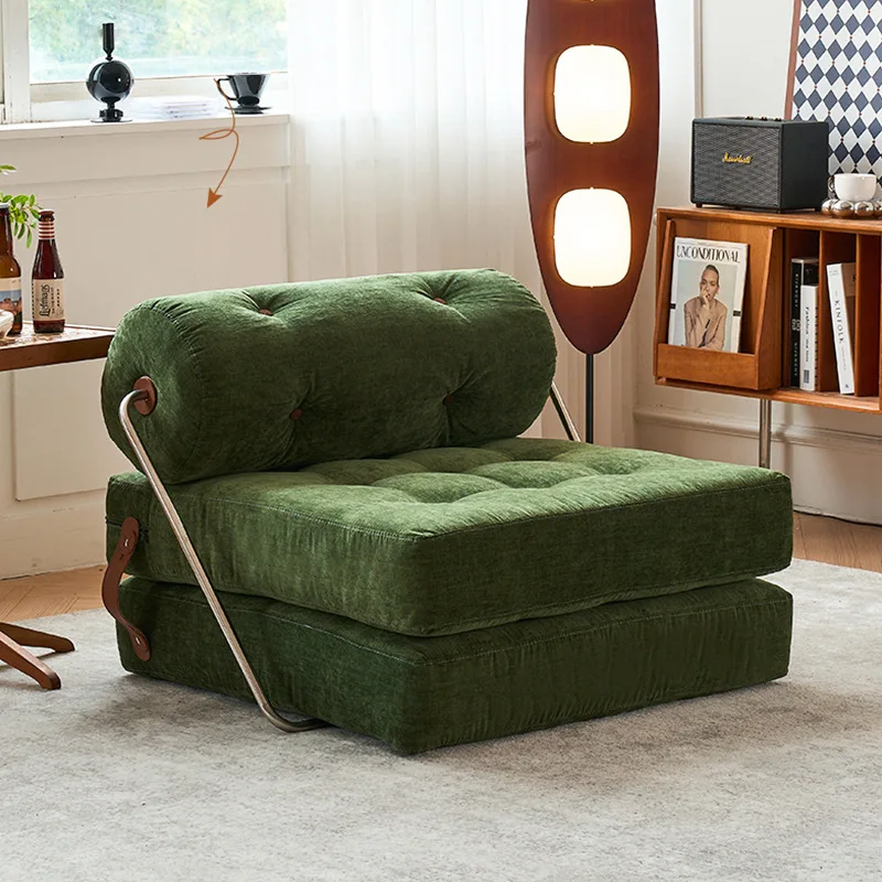 Taji sofa fabric single folding sofa living room module lazy reclining sofa bed dual-purpose