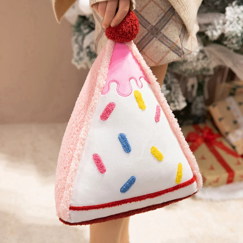 Cartoon Cute Biscuit Plush Toys Kawaii Stuffed Food Cake Pentagram Plushies Throw Pillow Cushion Soft Kids Toys Gifts Home Decor