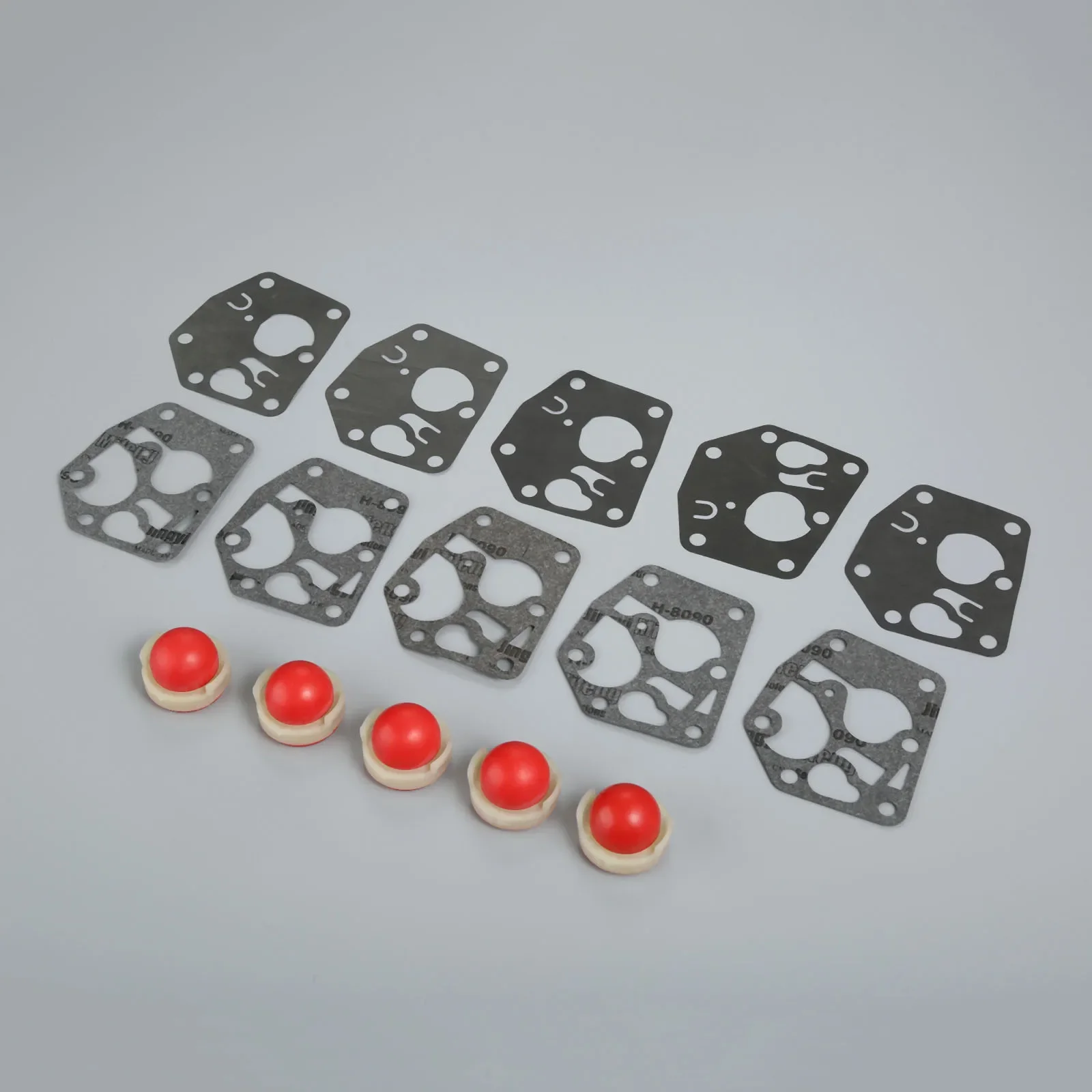 Juntas de diafragma de carburador de 15 unids/set con bombilla de imprimación 795083 495770 aptas para Briggs & Stratton 494408 694394 aptas para Tecumseh