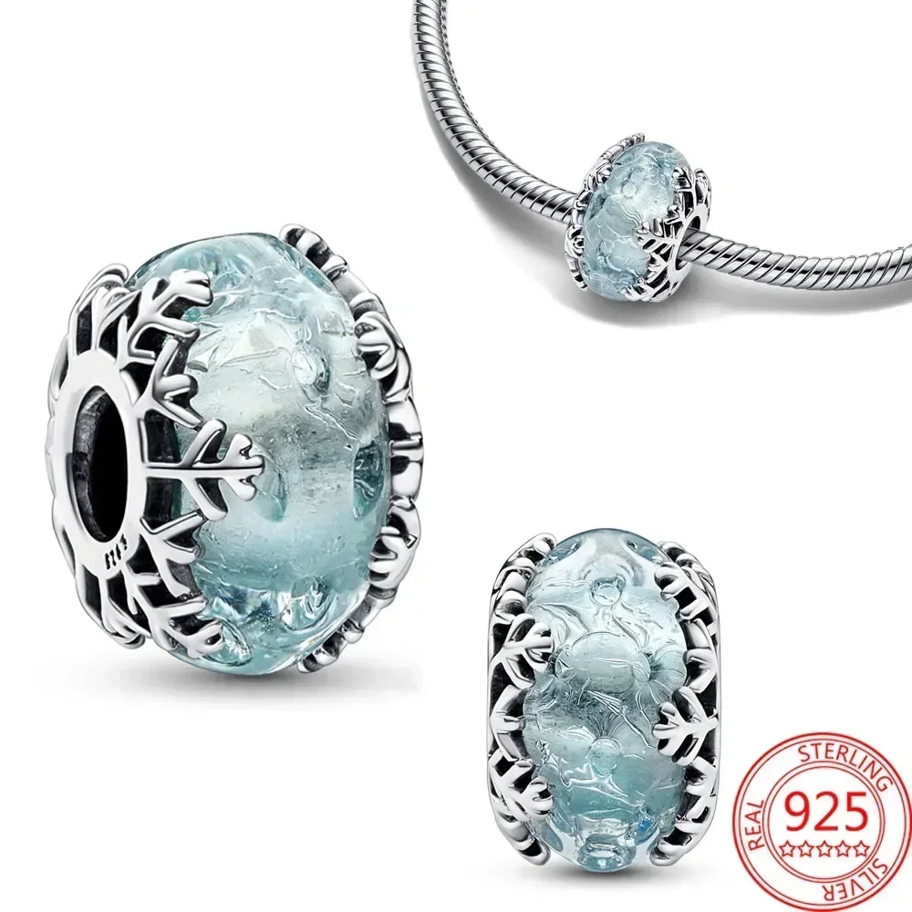 Abalorios de plata de ley 925 para mujer, accesorio Original de Navidad, coche, árbol, Reno, ratón, pulsera Pandora, regalo de joyería