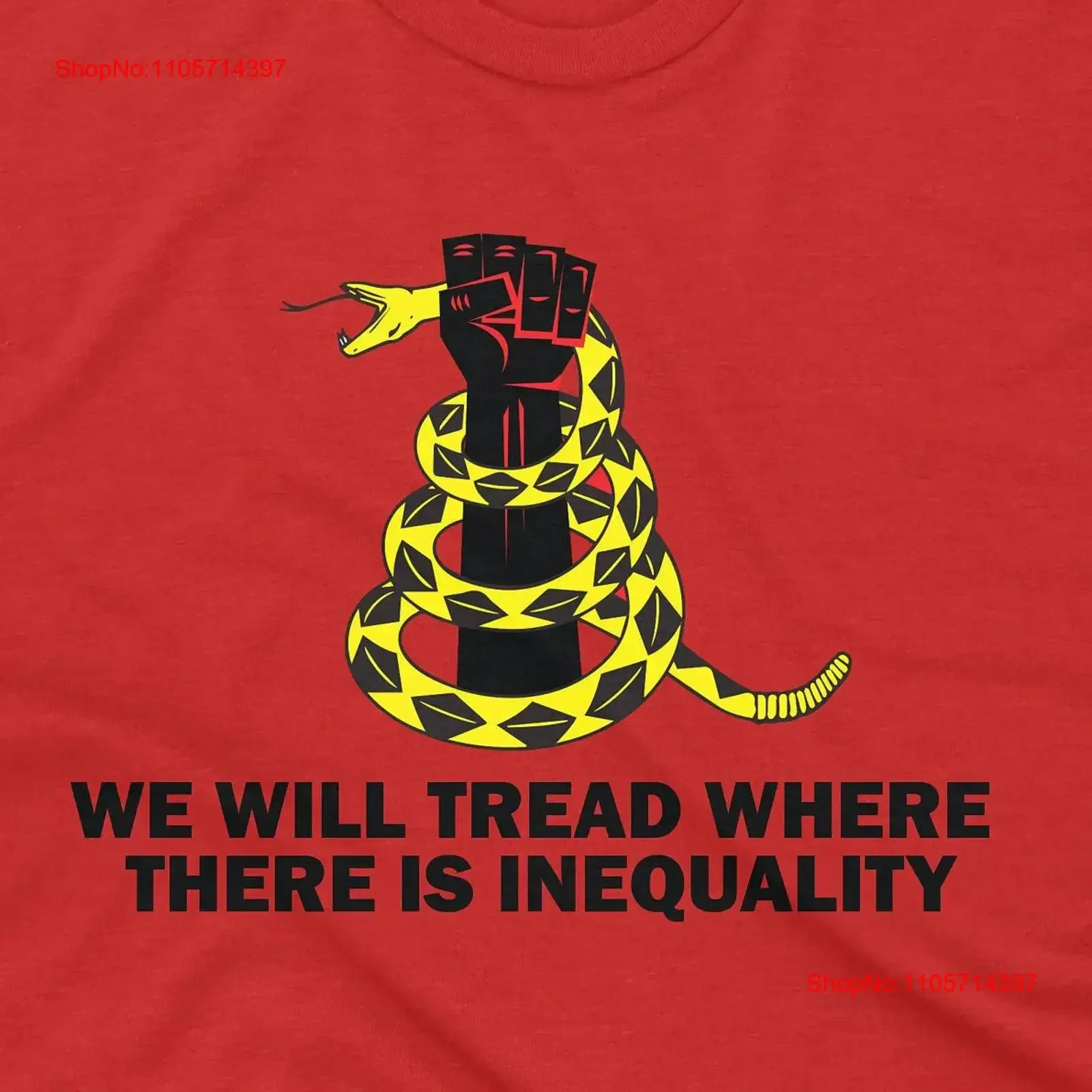 We Will Tread Heat Transfer Tri Blend Red T Shirt vintage Washed fashion Stretched Soft graphic Comfortable homme streetwear