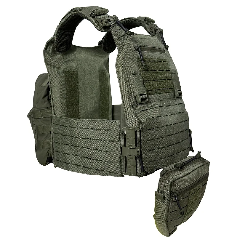 Tactical combat suit 1000D Nylon Laser cutting vest with 500D Hydration  Backpack with 1000D front tactical Pouch