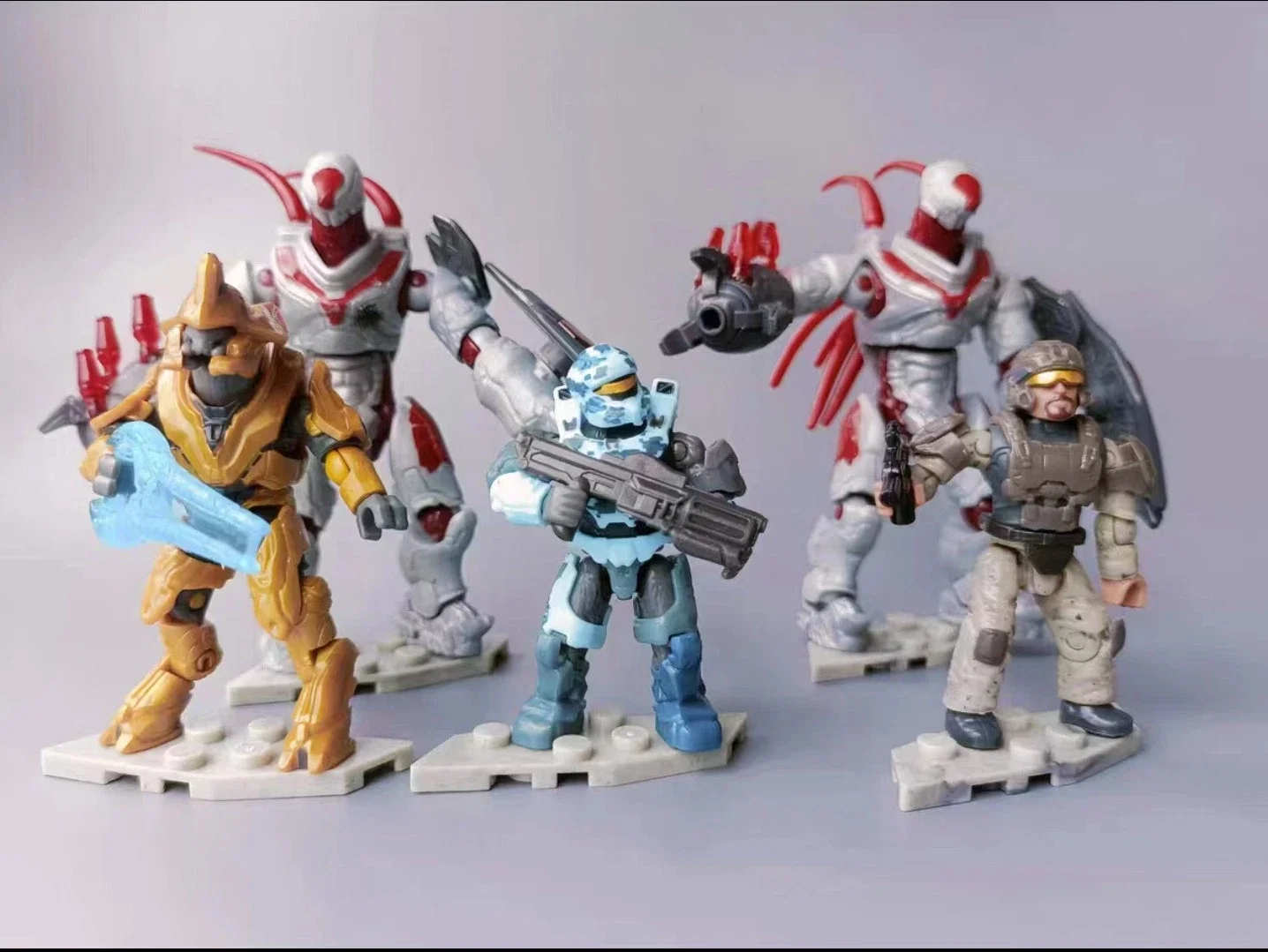 

5-й элитный Warlord MEGA CONSTRUX SPARTAN FIGURE UNSC SCORPION CLASH HHC42 Toys