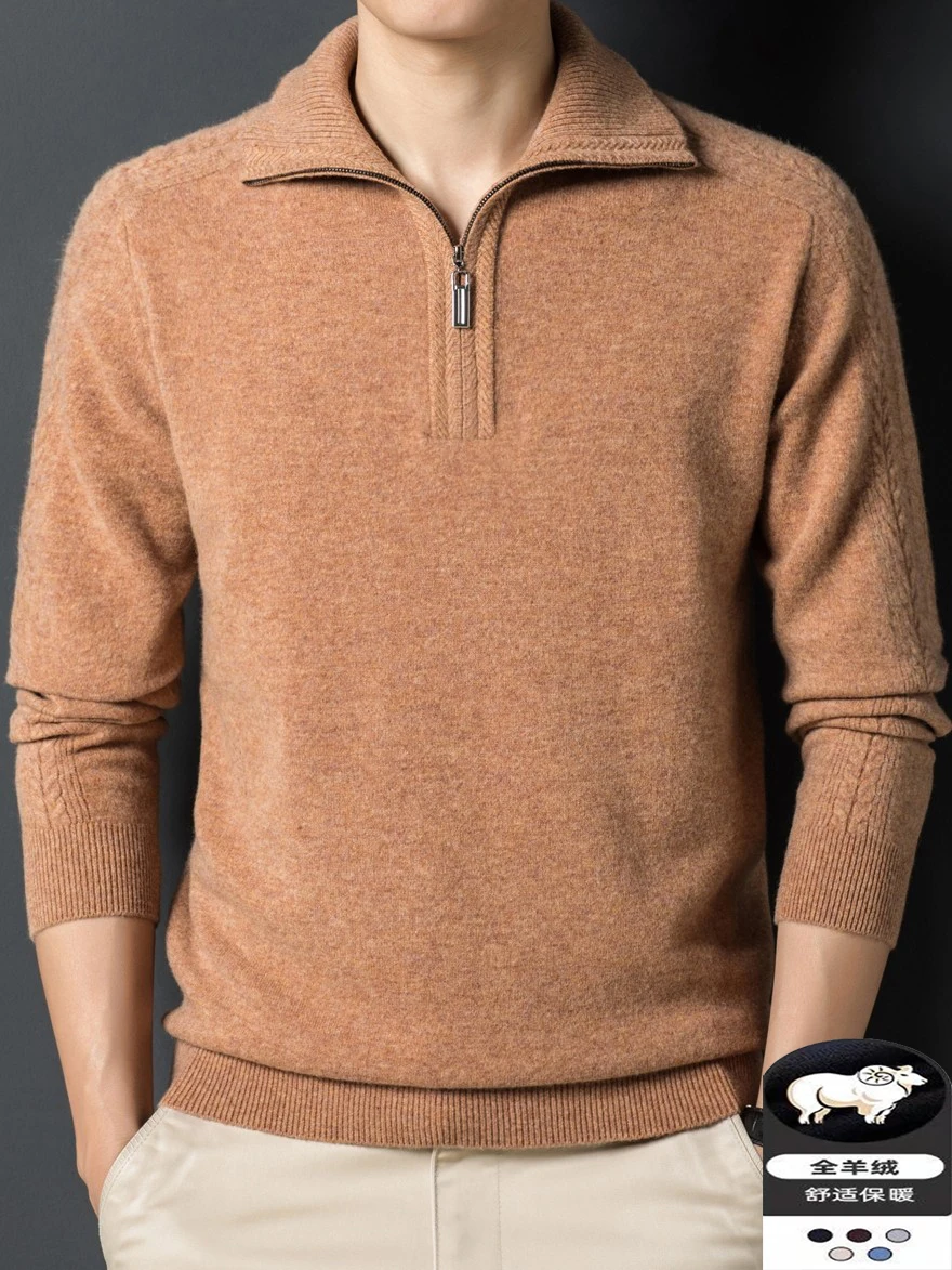 

Pullover Mens Jumpers Knit Cashmere Sweater Men Winter Stylish Men fashion Clothing Solid Color Slim Fit turtleneck Shirt